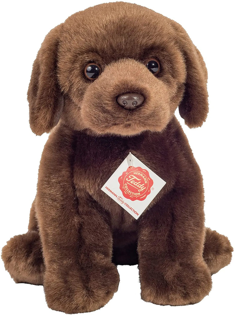 Labrador siedzący ciemnobrązowy, 25cm, Teddy Hermann
