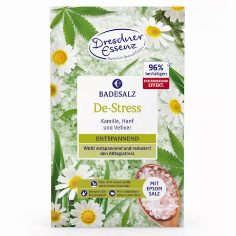 Sól do kąpieli De- Stress, z solą Epsom, 60g, Dresdner Essenz