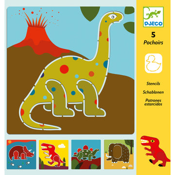 Szablony do odrysowywania Dinozaury, Djeco