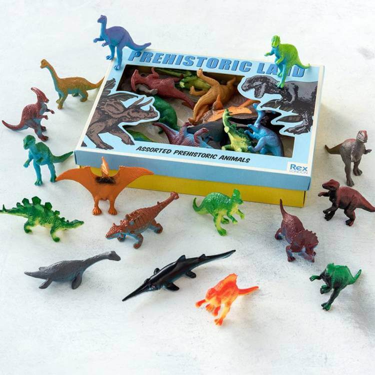 Figurki dinozaurów, 16 sztuk, Rex London