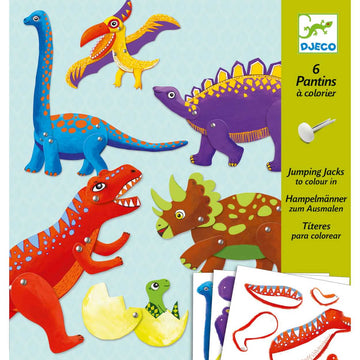 Zestaw artystyczny Ruchome Dinozaury, Djeco