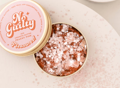 Biodegradowalny brokat do twarzy i ciała Facegroovin Peachy Pink,  Ministerstwo Dobrego Mydła