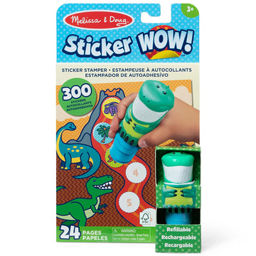 Stempel z naklejkami Sticker Wow Dinozaur Melissa & Doug