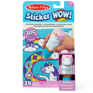 Stempel z naklejkami Sticker Wow Jednorożec Melissa & Doug