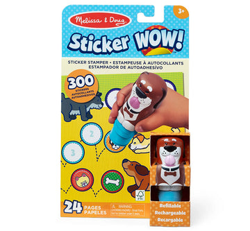 Stempel z naklejkami Sticker Wow Pies Melissa & Doug
