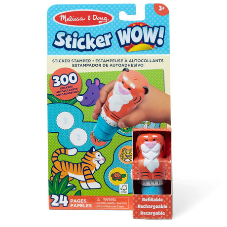 Stempel z naklejkami Sticker Wow Tygrys Melissa & Doug