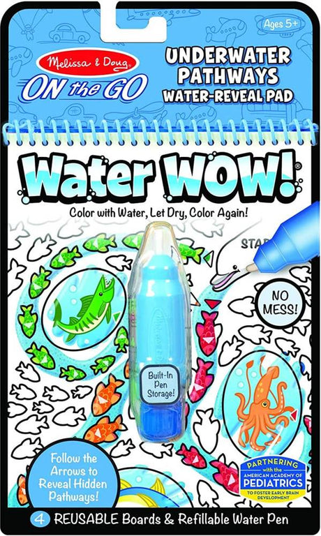 Kolorowanka wodna Water Wow Underwater Pathways, Melissa & Doug