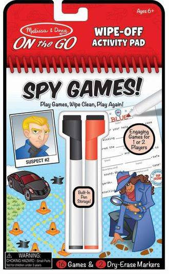 Zestaw gier ze ścieralnymi mazakami Spy, Melissa & Doug