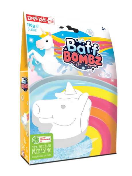 Tęczowy Jednorożec do kąpieli Baff Bombz, Zimply Kidz