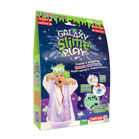 Zestaw do tworzenia slime z gwiazdkami, Galaxy Slime Play, Zimply Kids