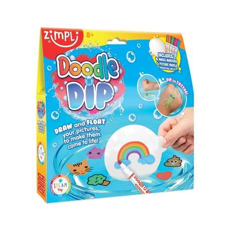 Zestaw do tworzenia tatuaży + flamastry, Zimply Kids